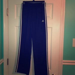 Navy blue adidas pants size S